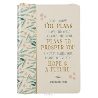 product afbeelding voor: For I Know the Plans classic with zipper