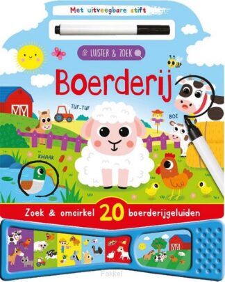 product afbeelding voor: Geluidenboek-  Boerderij  Luister & zoek