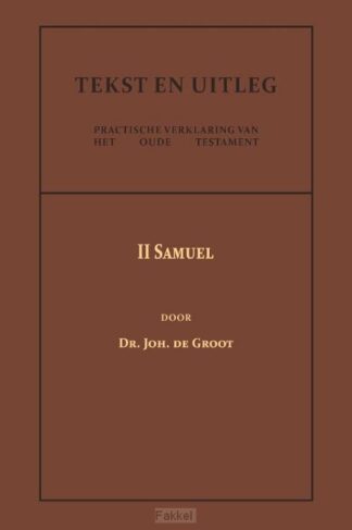 product afbeelding voor: 2 Samuel