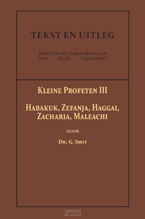 product afbeelding voor: De Kleine Profeten III