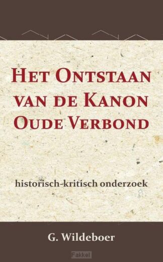 product afbeelding voor: Ontstaan van de kanon des ouden verbonds