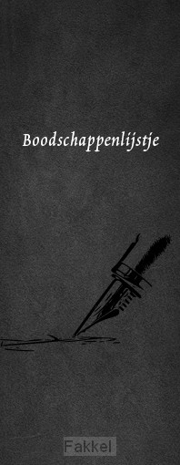 product afbeelding voor: Boodschappenlijstje femke