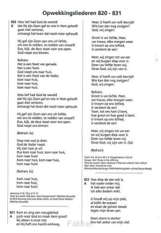 product afbeelding voor: Opwekking tekst aanv 43 (820-831)