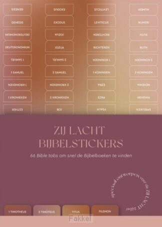 product afbeelding voor: Zij Lacht bijbelstickers