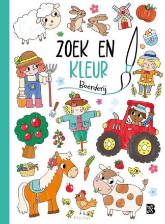 product afbeelding voor: Zoek en kleur: boerderij