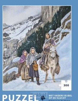 product afbeelding voor: Puzzel met vaders bijbel op de vlucht