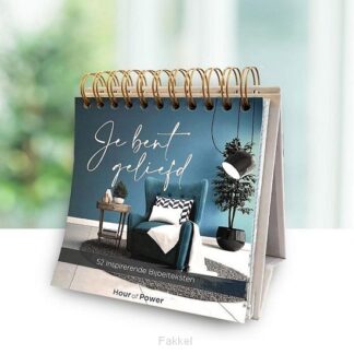 product afbeelding voor: Je bent geliefd bureauklapper