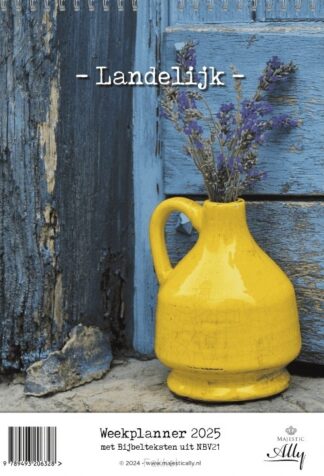 product afbeelding voor: Bureaukalender landelijk met bijbeltekst