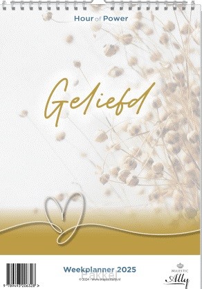 product afbeelding voor: Bureaukalender hour of power je bent gel