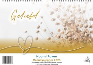 product afbeelding voor: Maandkalender hour of power je bent gel