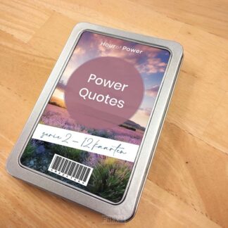 product afbeelding voor: Blikje power quotes serie 2 - 12 kaarten