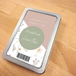 product afbeelding voor: Blikje mama kaarten moeder