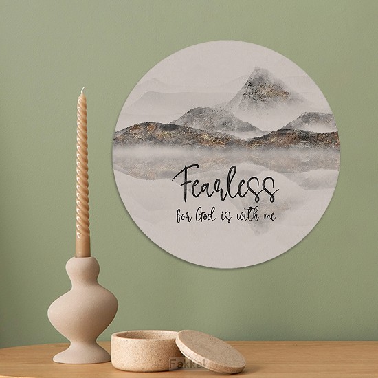 product afbeelding voor: Muurcirkel fearless