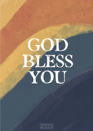 product afbeelding voor: Poster a4 God bless you