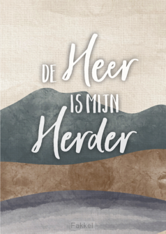 product afbeelding voor: Poster a4 de Heer is mijn Herder