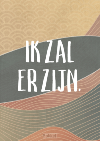 product afbeelding voor: Poster a4 Ik zal er zijn