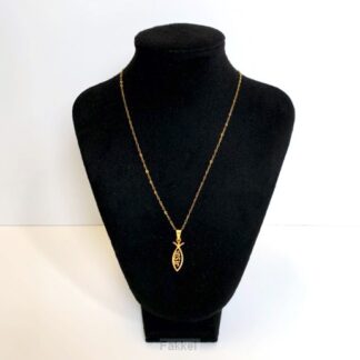 product afbeelding voor: Ketting visje Jesus goud