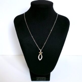 product afbeelding voor: Ketting ichtus visje zilver