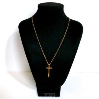 product afbeelding voor: Ketting kruisje 3cm goud