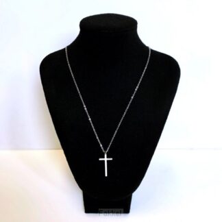 product afbeelding voor: Ketting kruisje 3cm zilver
