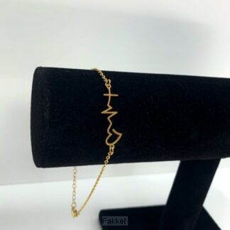 product afbeelding voor: Armband hartslag goud