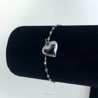 product afbeelding voor: Armband hanger beloved zilver