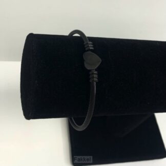 product afbeelding voor: Bangle hartje zwart