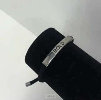 product afbeelding voor: Touwarmband bold zwart